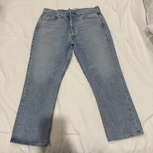 Agolde Light Blue Straight Leg Jeans